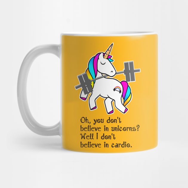 I don't believe in cardio by TimAddisonArt